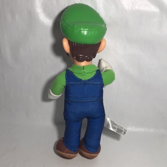Luigi Super Mario Brothers Movie Plush & Vinyl Toy - Picture 9 of 10